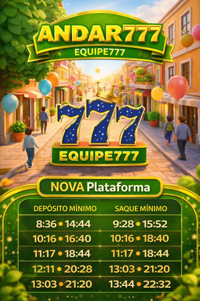 Screenshot da ANDAR777.COM