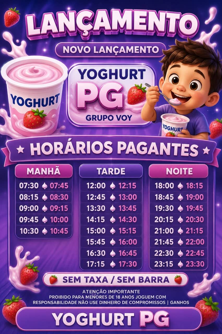 Screenshot da VOY YOGHURTTPG.COM
