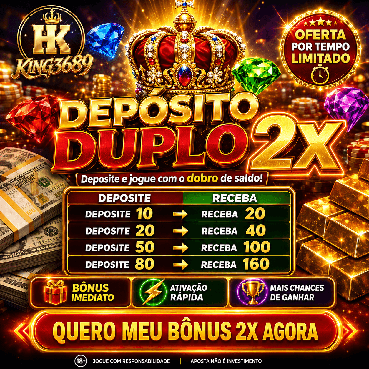 Screenshot da KING3689.COM