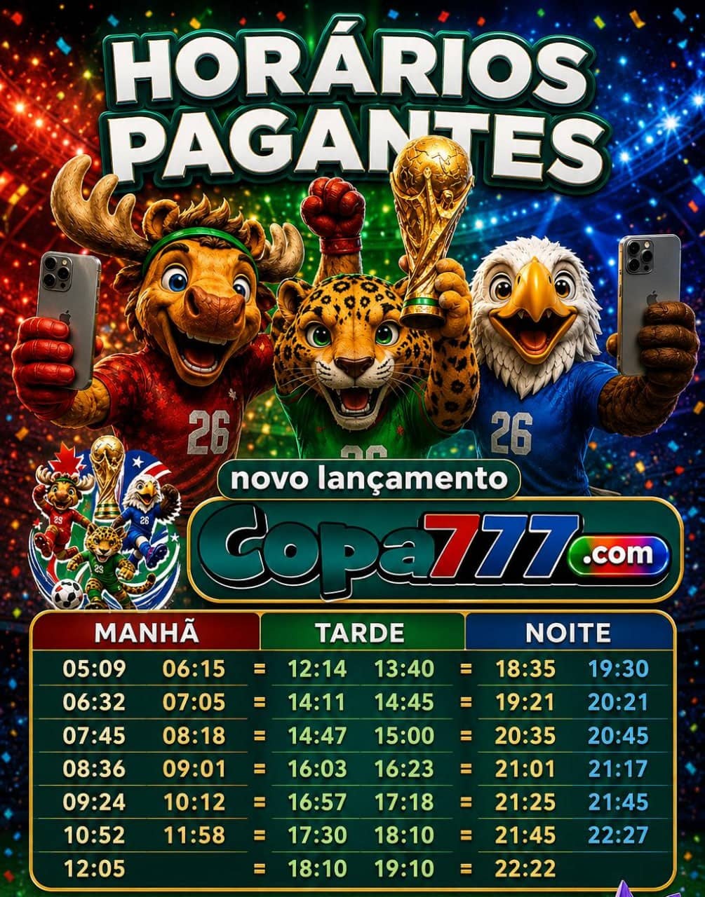 Screenshot da COPA 777.COM