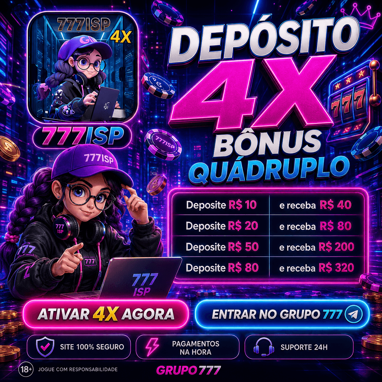 Screenshot da 777ISP1.COM