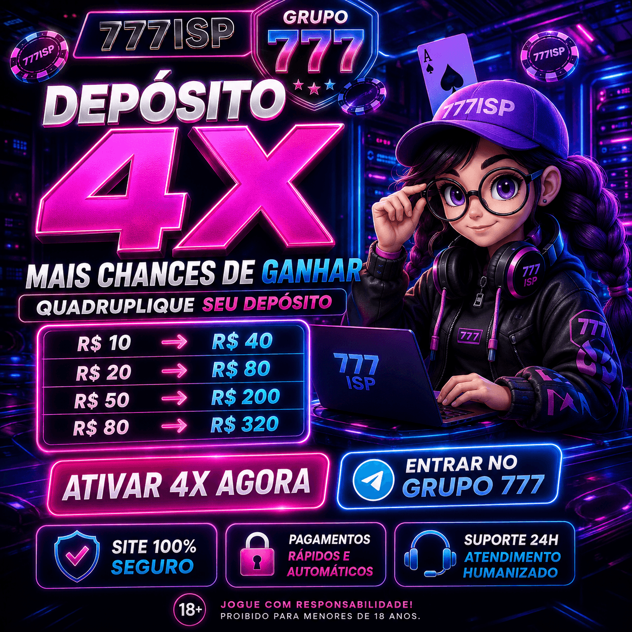 Screenshot da 777ISP1.COM