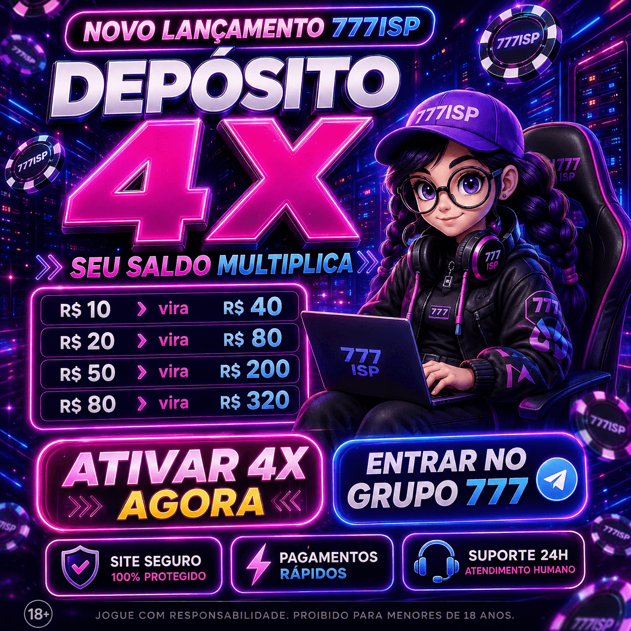 Screenshot da 777ISP1.COM
