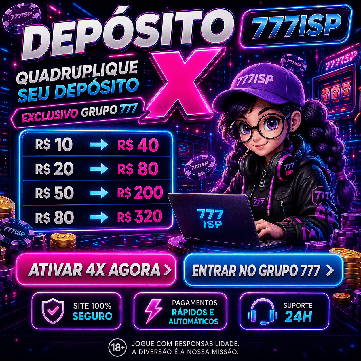 Screenshot da 777ISP1.COM