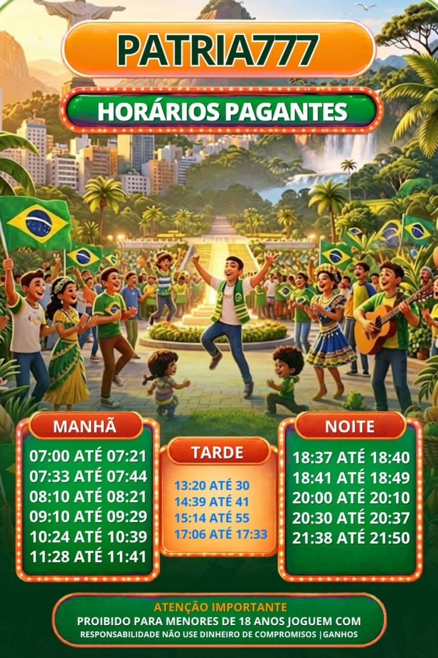Screenshot da PATRIAA777.COM