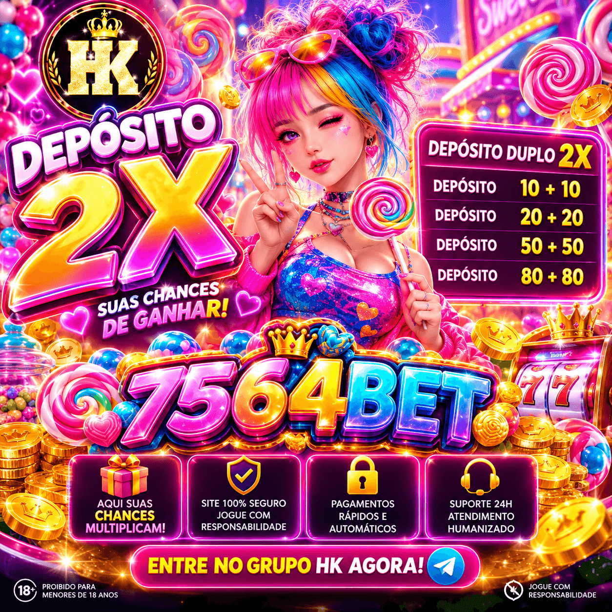 Screenshot da 7564BET.COM