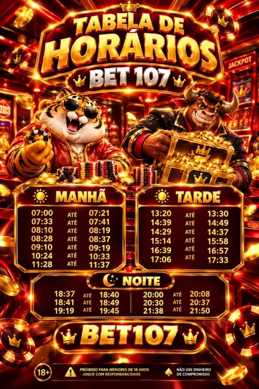 Screenshot da BET107.COM