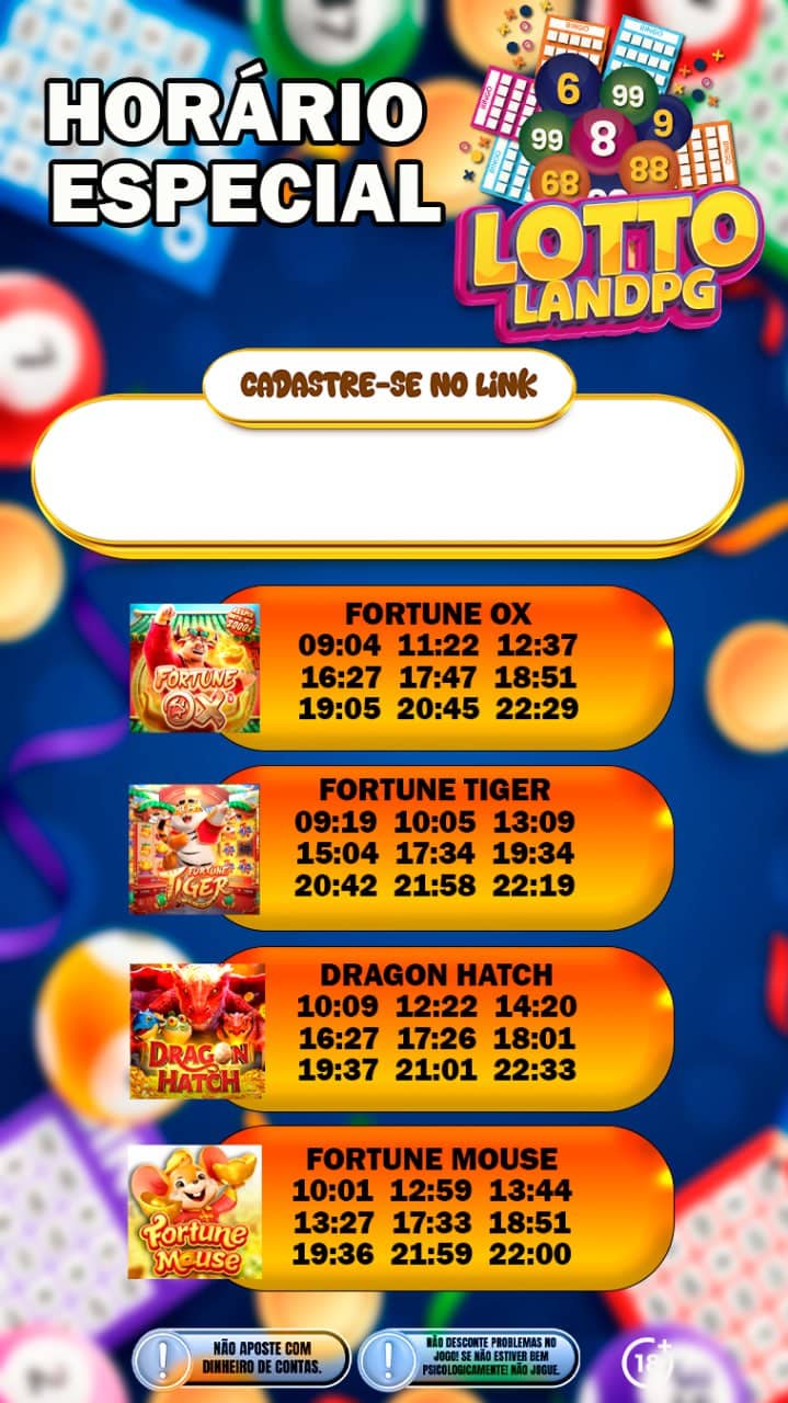 Screenshot da LottolandPG.com - Plataforma com Bingo Online