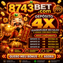 Logo 8743BET.COM - DEPOSITO 4X