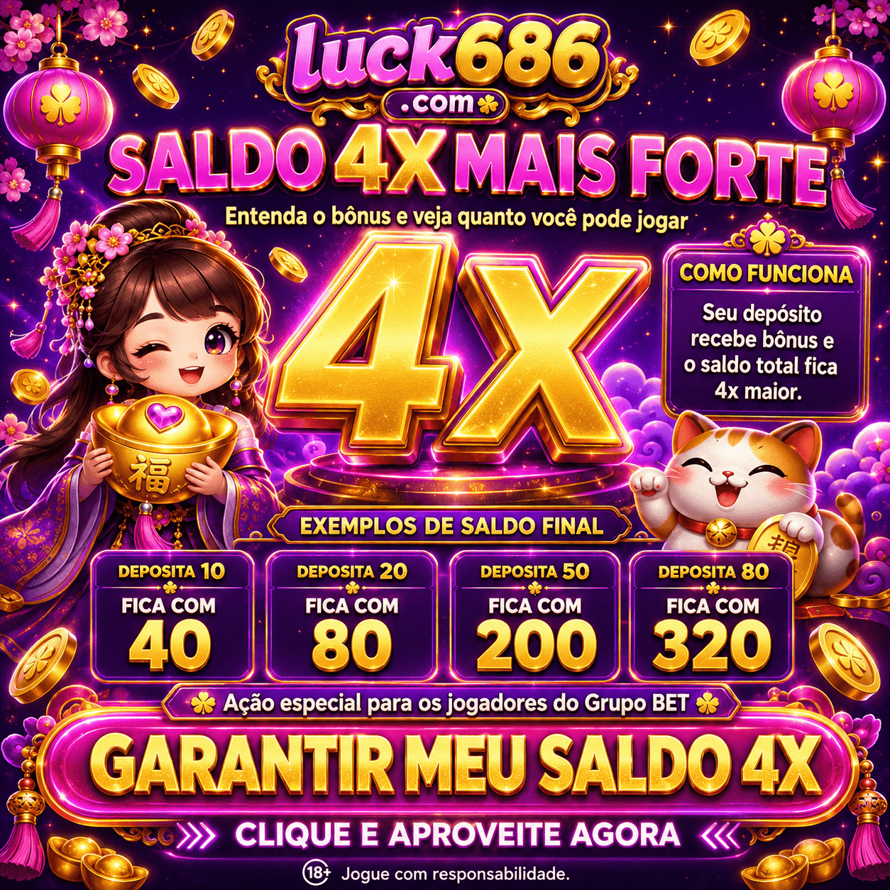 Logo LUCK686.COM - DEPOSITO 4X