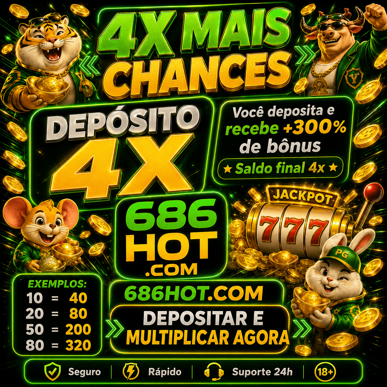 Logo 686HOT.COM - DEPOSITO 4X