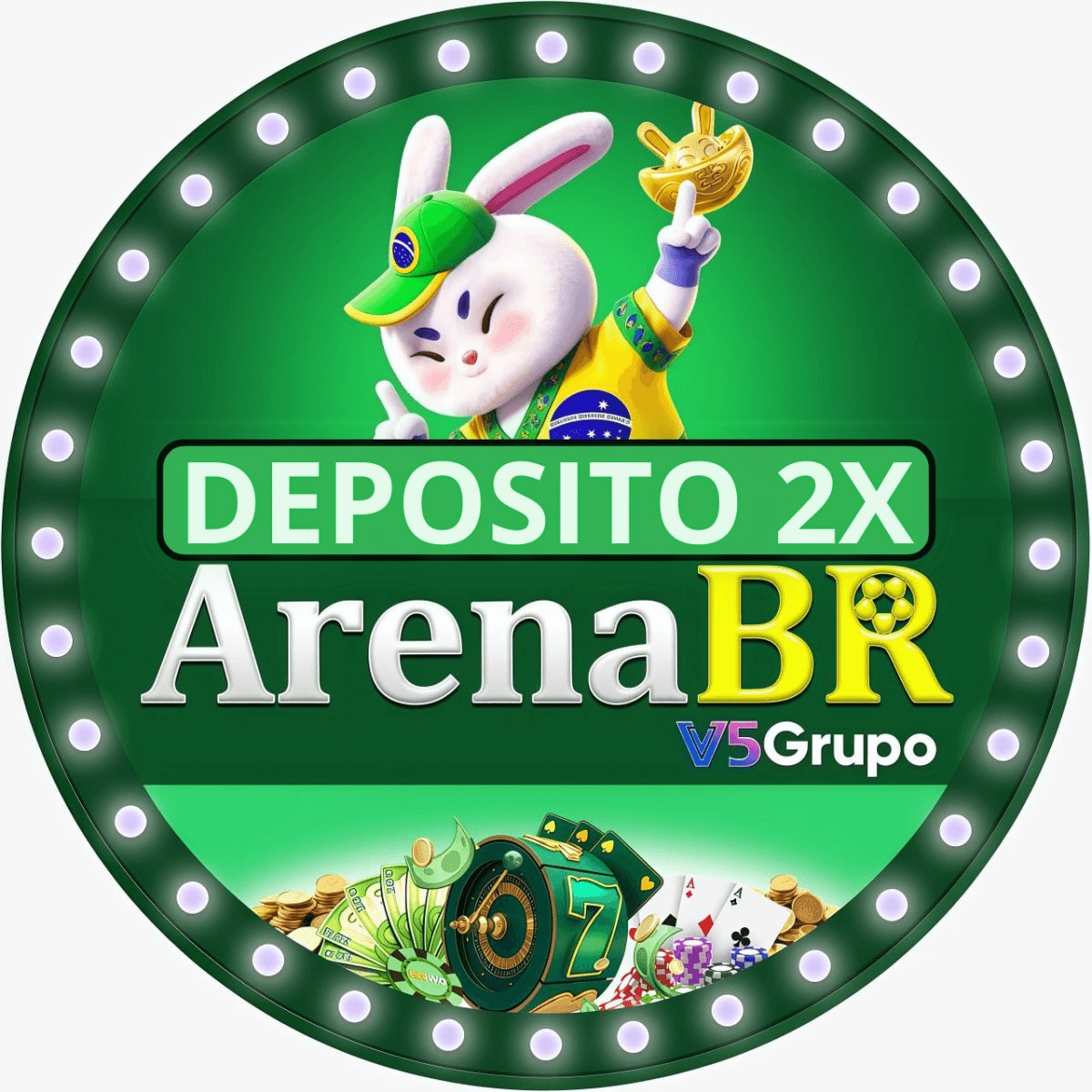 Logo V5-ARENABR.COM - DEPOSITO 2X