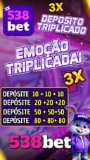 Logo 538BET.COM - DEPOSITO 3X