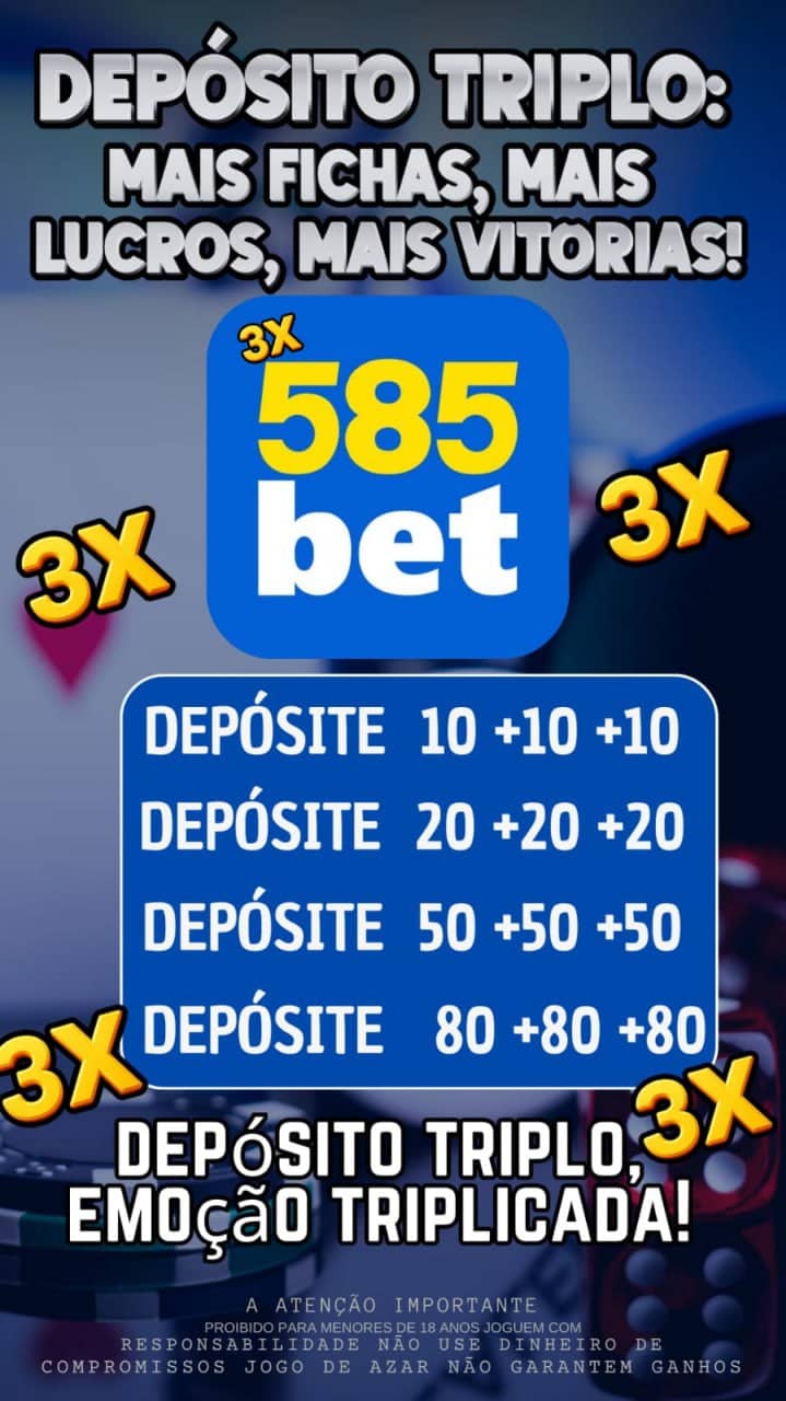 Logo 585BET.COM - DEPOSITO 3X