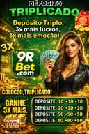 Logo 9R-BET.COM - DEPOSITO 3X