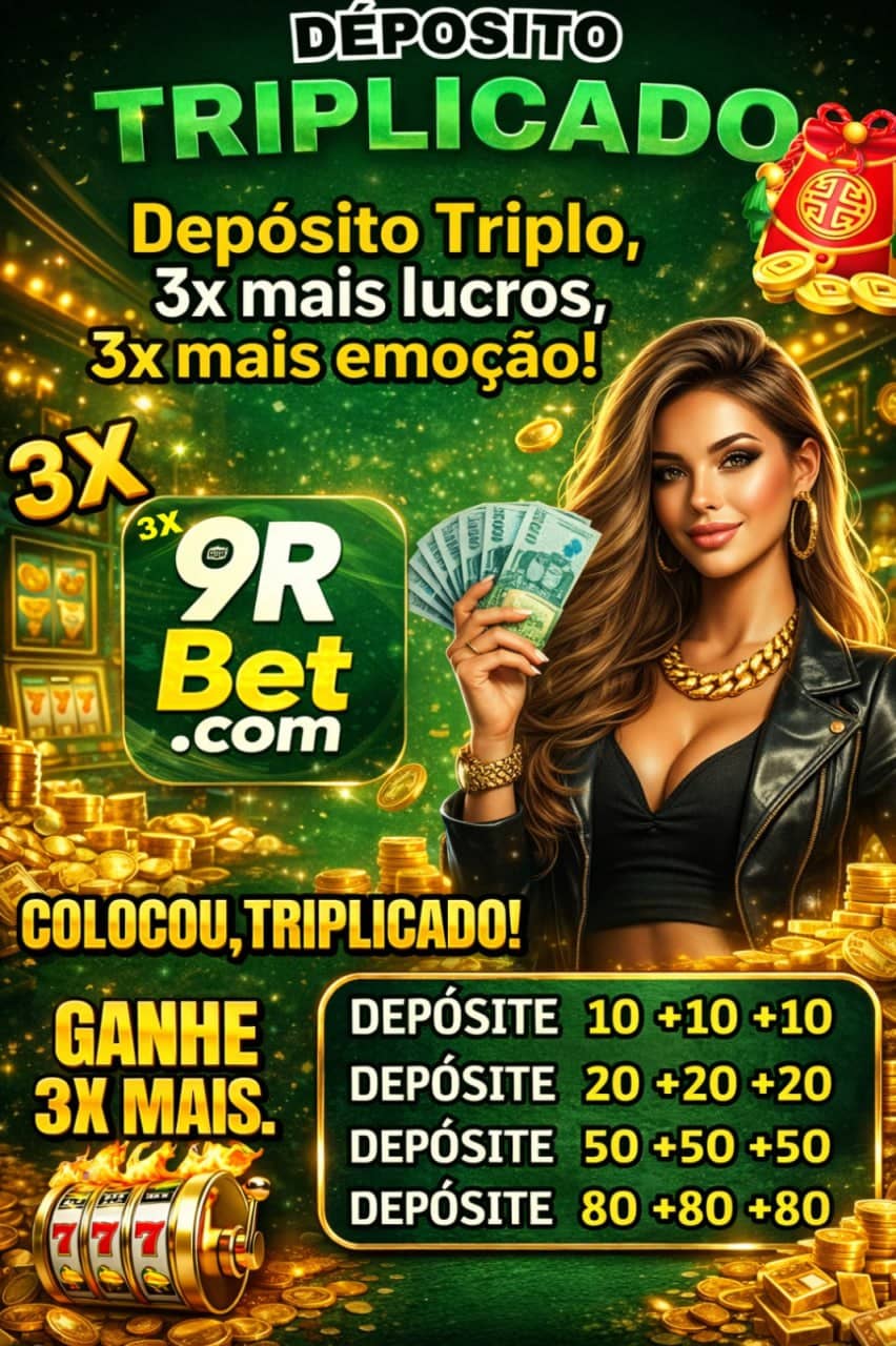 Logo 9R-BET.COM - DEPOSITO 3X