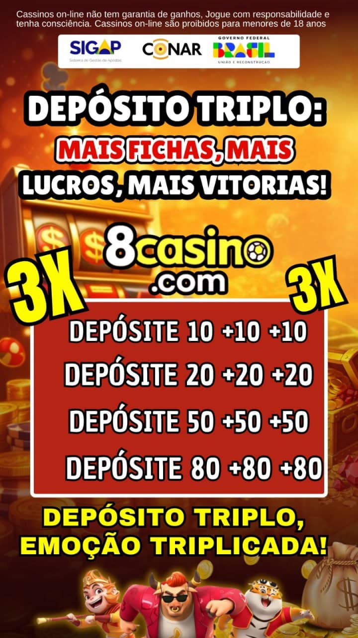 Logo 8CASINO.COM - DEPOSITO 3X