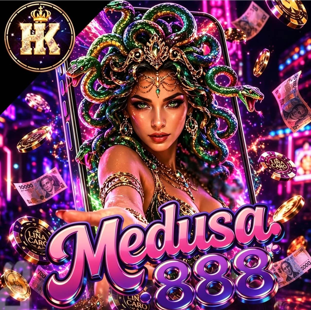 Logo MEDUSA 888.COM - DEPOSITO 2X