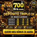 Logo 700BRA3.COM - DEPOSITO 3X