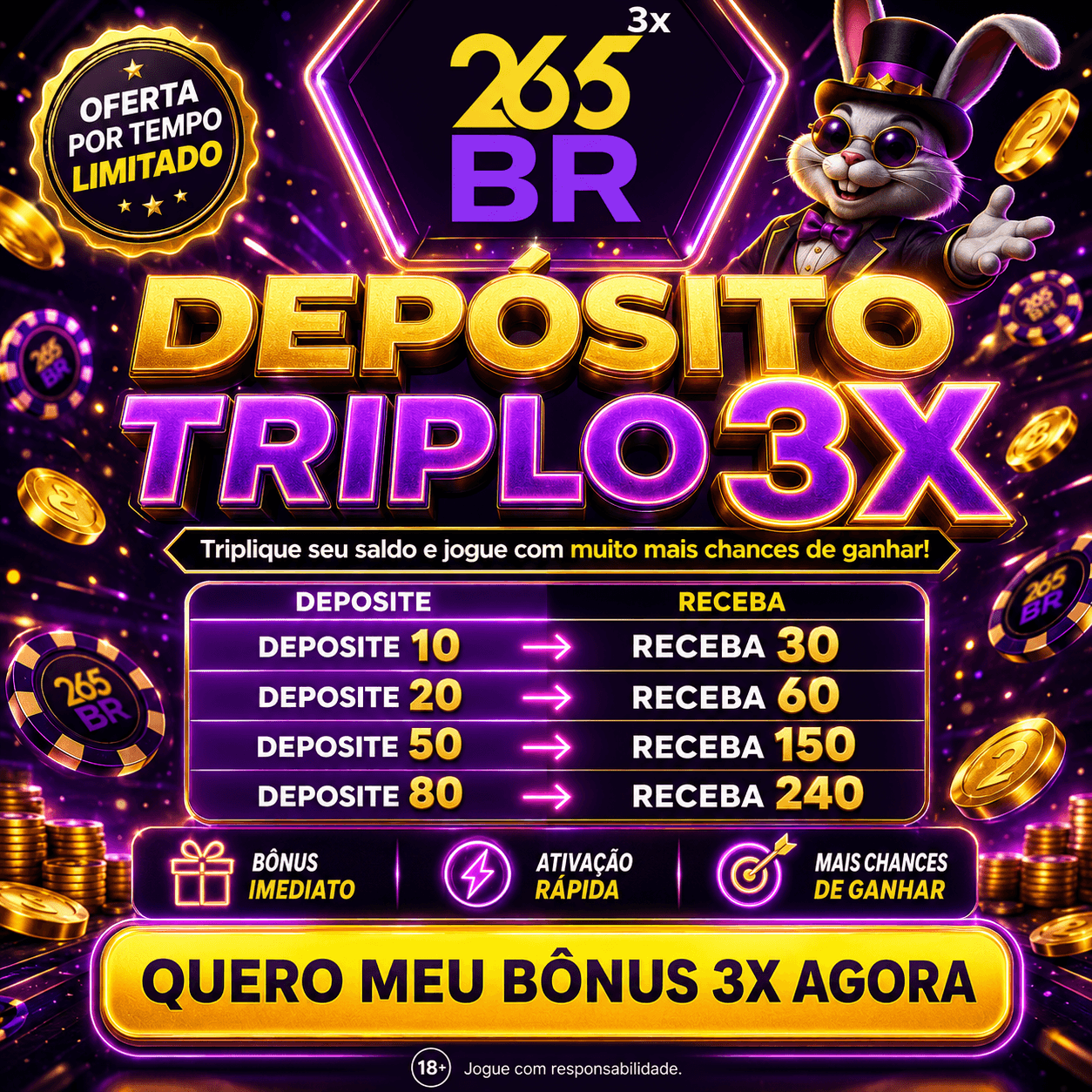 Logo 265BR1.COM - DEPOSITO 3X