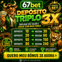Logo 67BET.COM - DEPOSITO 3X