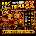 Logo 836BRA6.COM - DEPOSITO 3X