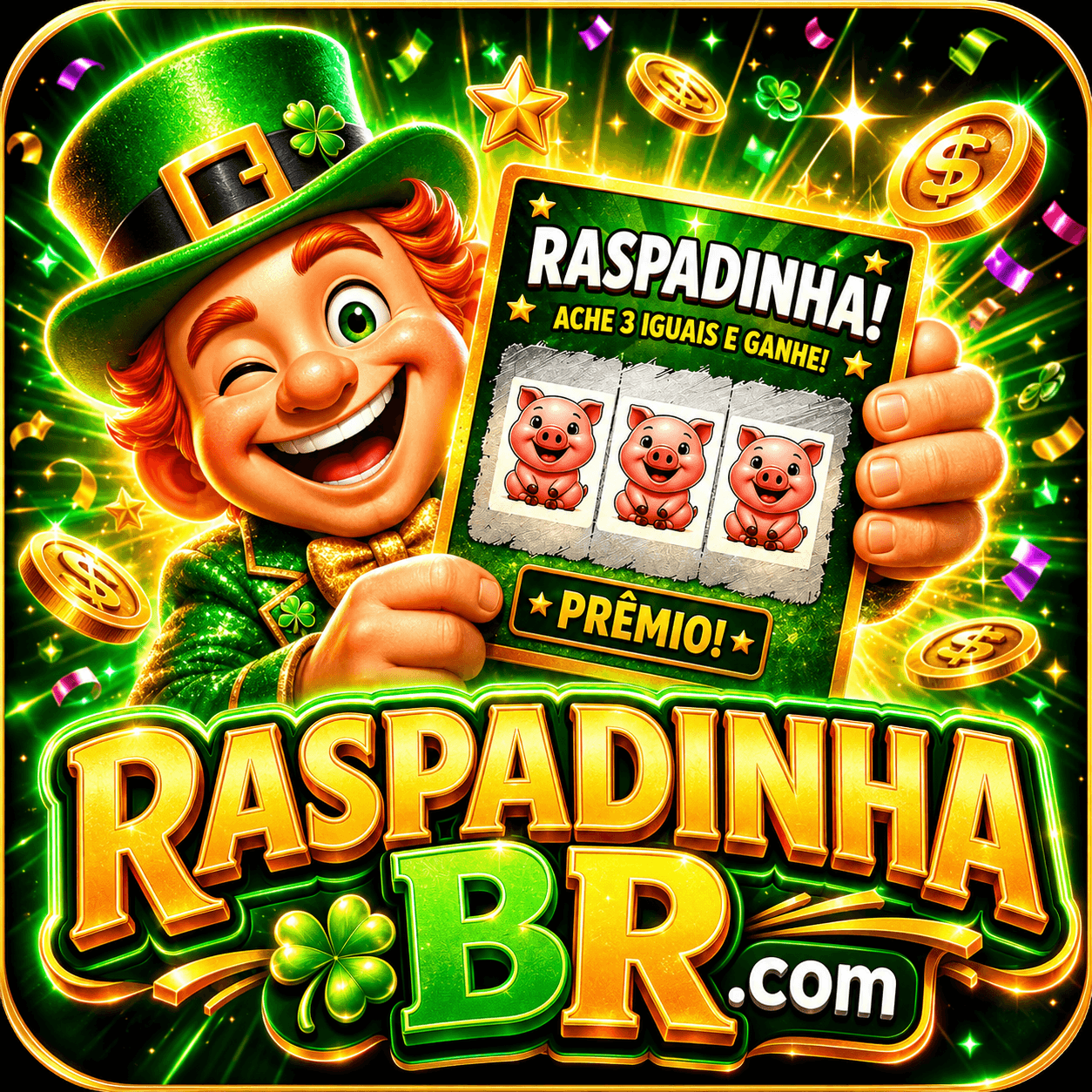 Logo RASPADINHA BR.COM