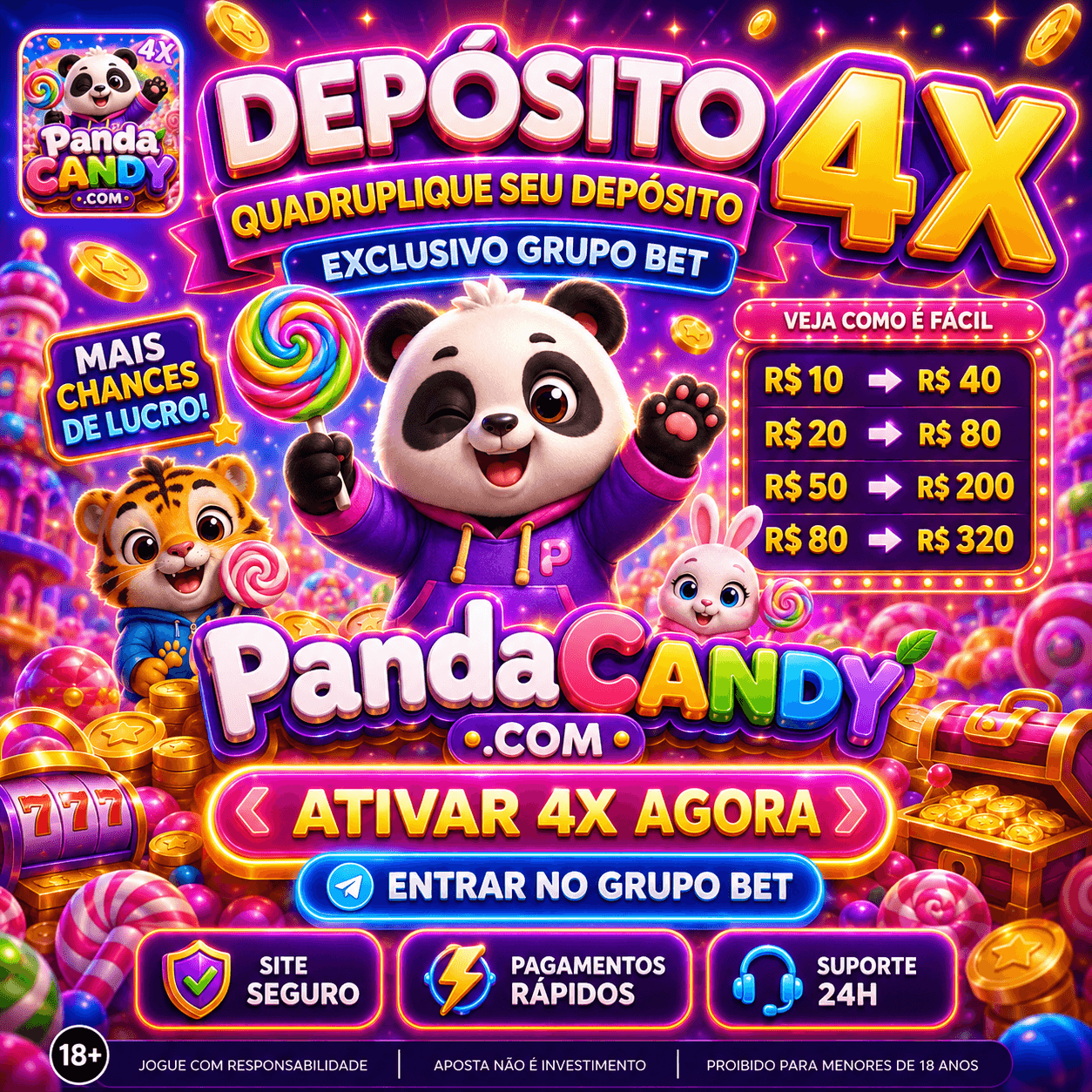 Logo PANDACANDY.COM - DEPOSITO 4X