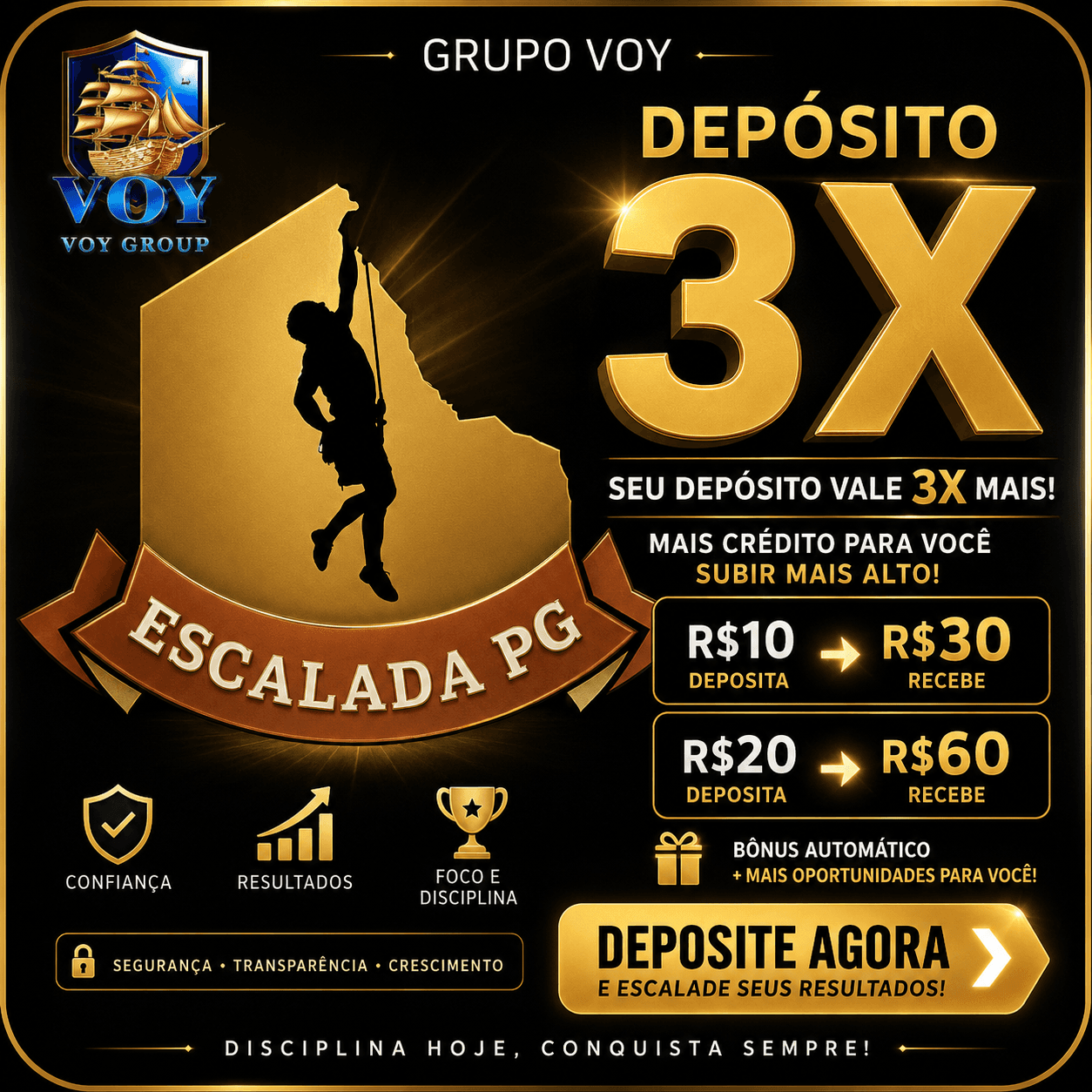 Logo VOY-ESCALADAPG.COM - DEPOSITO 3X