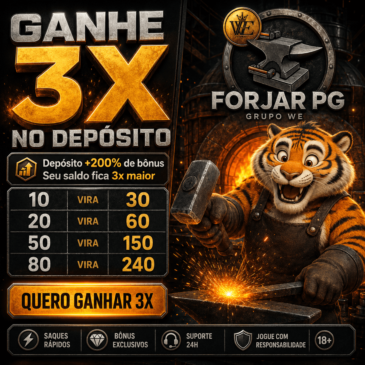 Screenshot da WE FORJARPG.COM
