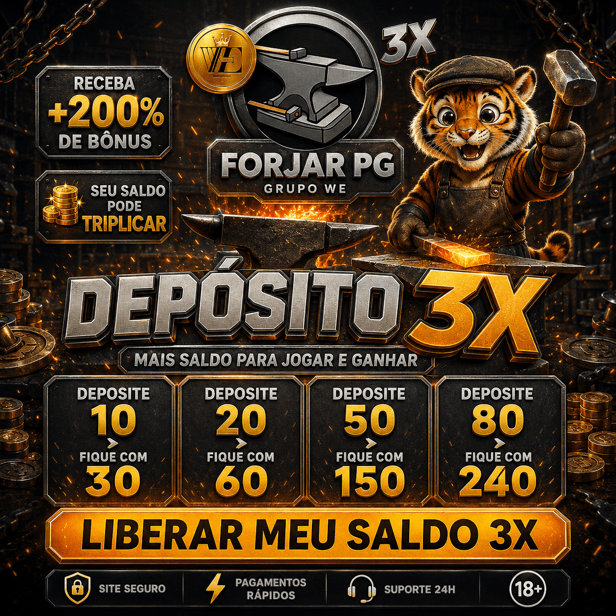 Screenshot da WE FORJARPG.COM