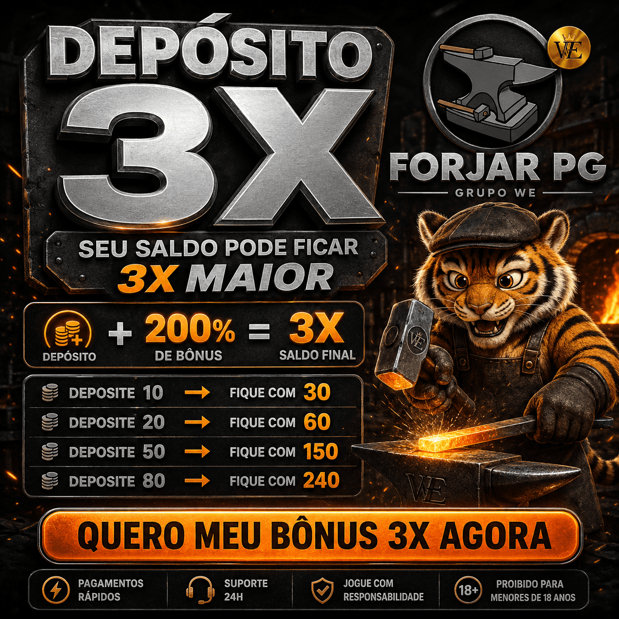 Screenshot da WE FORJARPG.COM