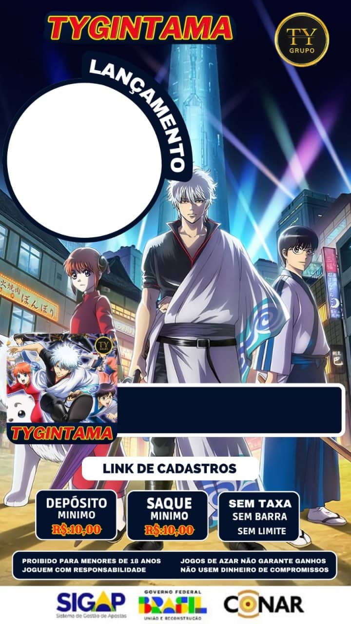 Screenshot da TY-GINTAMA.COM