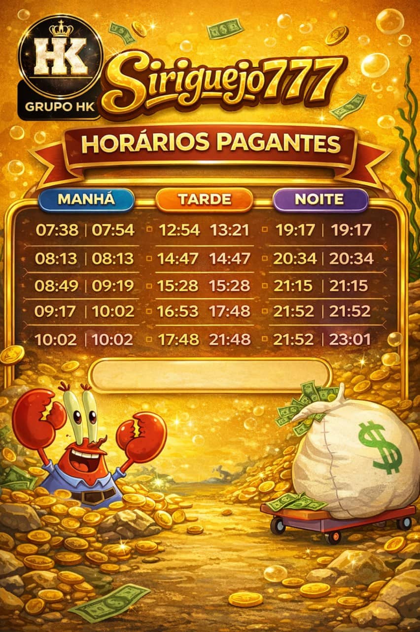 Screenshot da SIRIGUEJO777.COM