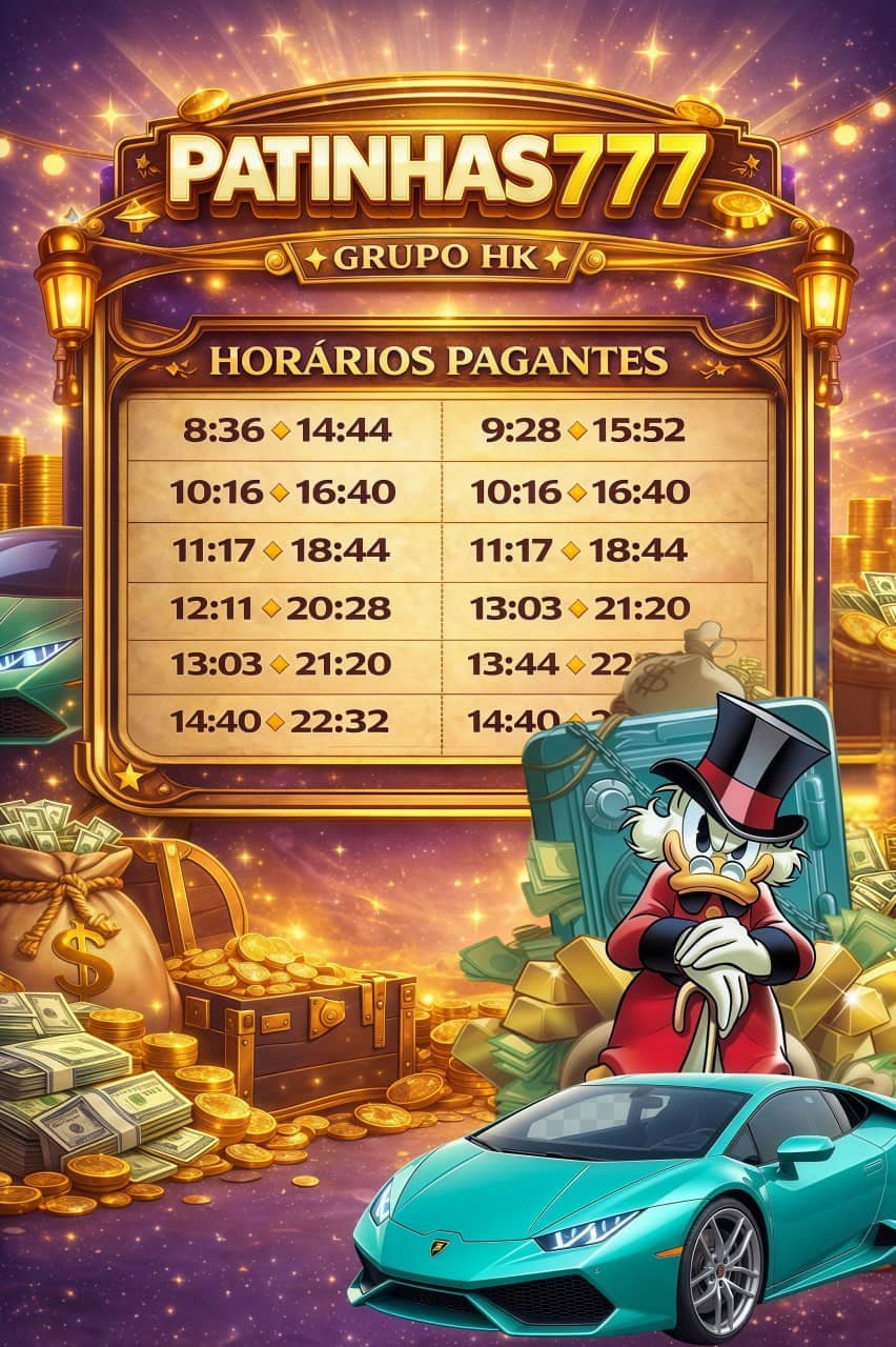 Screenshot da PATINHAS777.COM