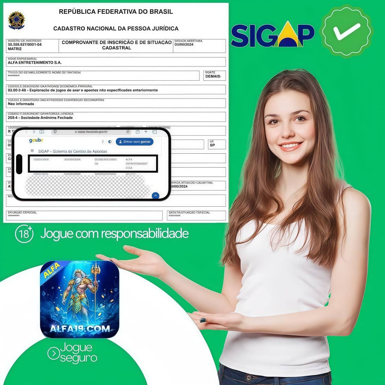 Screenshot da ALFAA19.COM