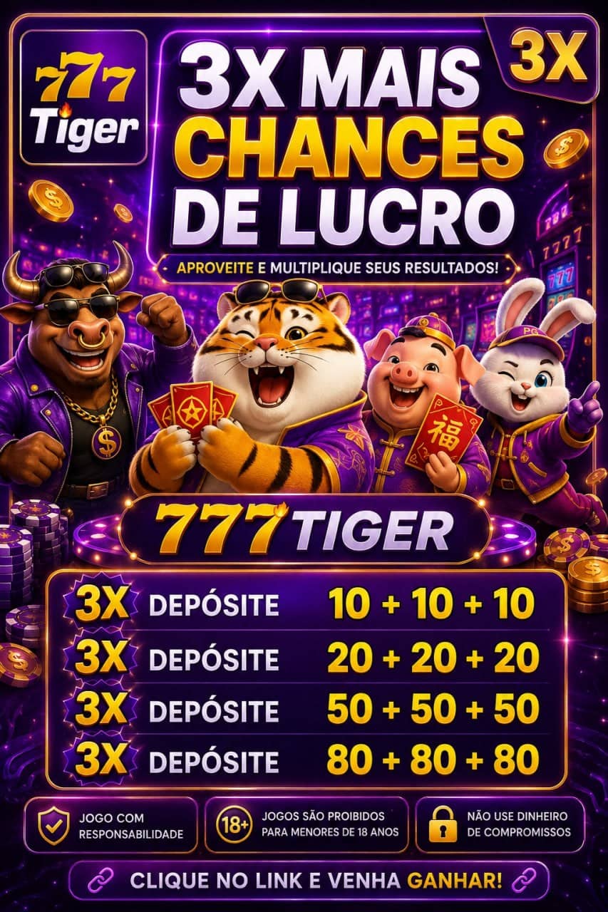 Screenshot da 777TIGER1.COM - DEPOSITO 3X