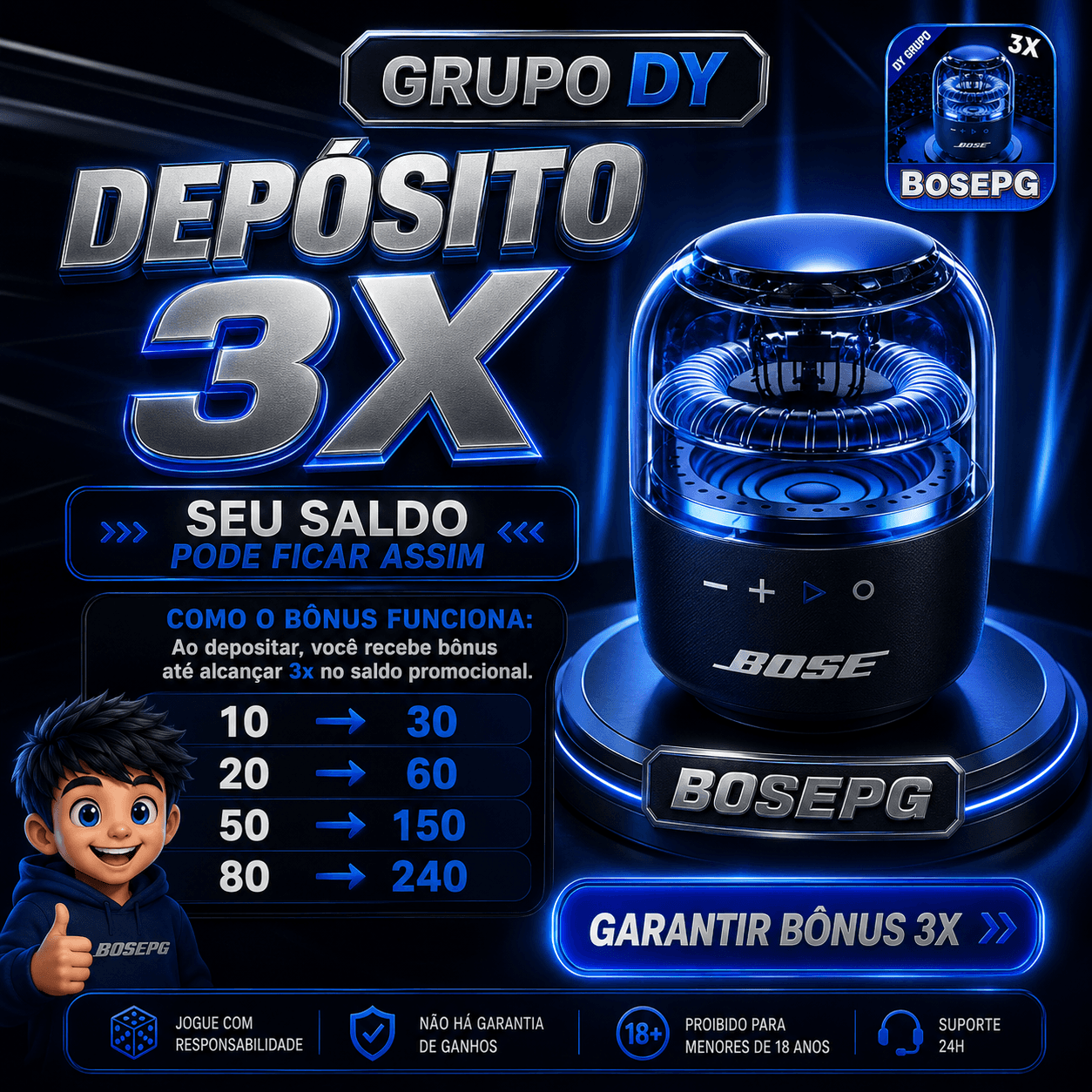 Screenshot da BOSE PG.COM