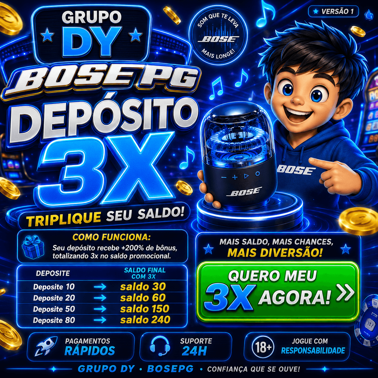Screenshot da BOSE PG.COM
