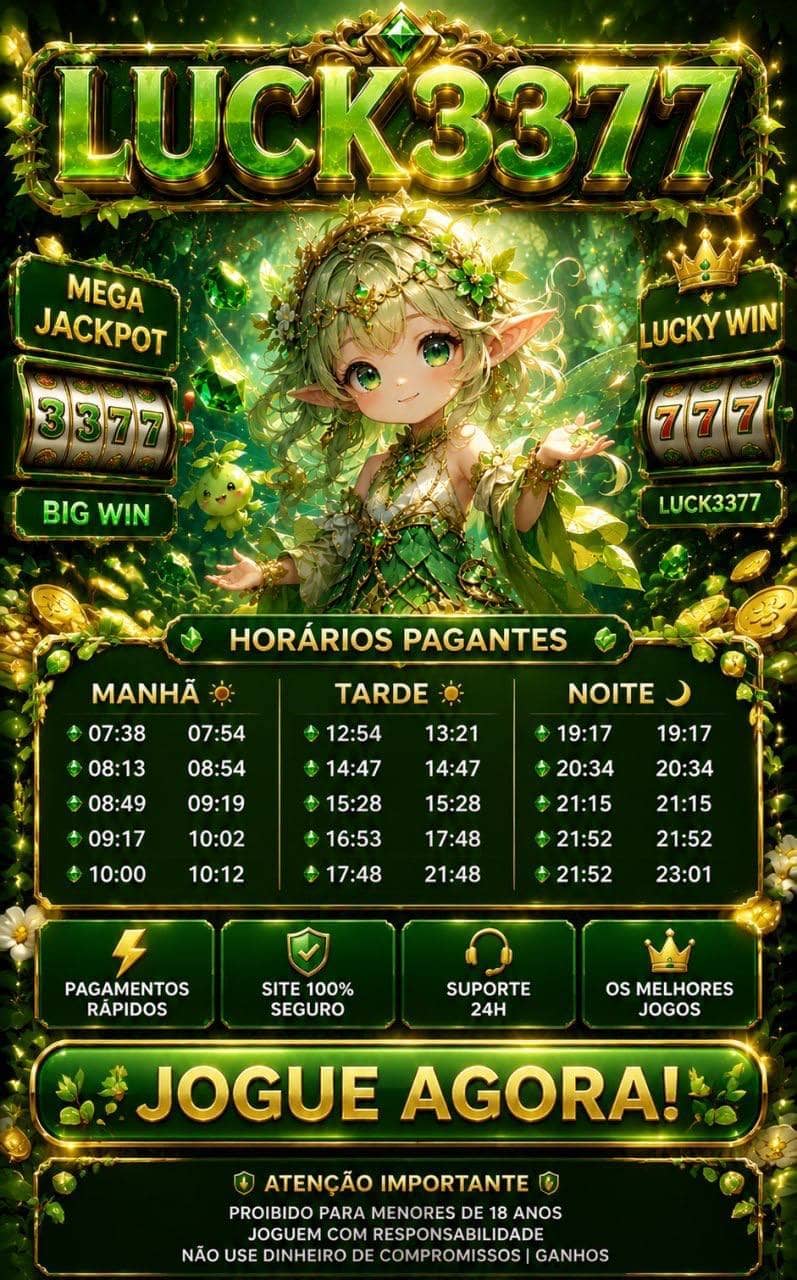 Screenshot da LUCK3377.COM