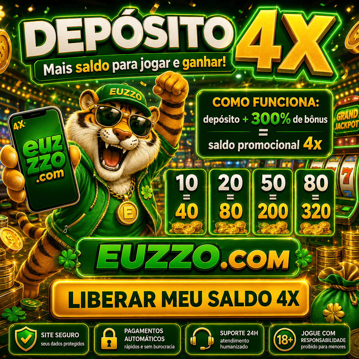 Screenshot da EUZZO3.COM