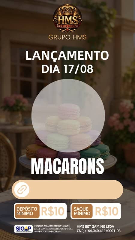 Screenshot da HMS MACARONS.COM
