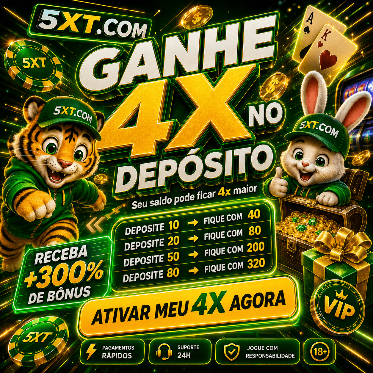 Screenshot da 5XTBET.COM