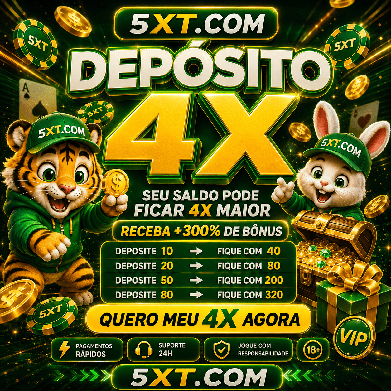 Screenshot da 5XTBET.COM