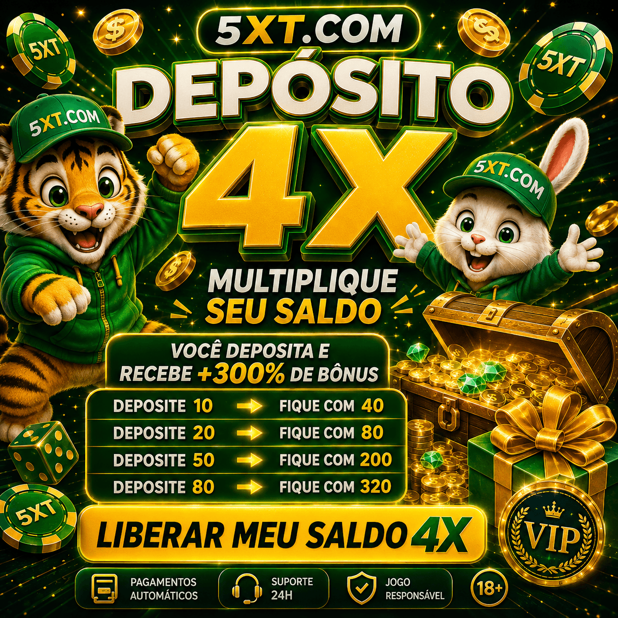 Screenshot da 5XTBET.COM
