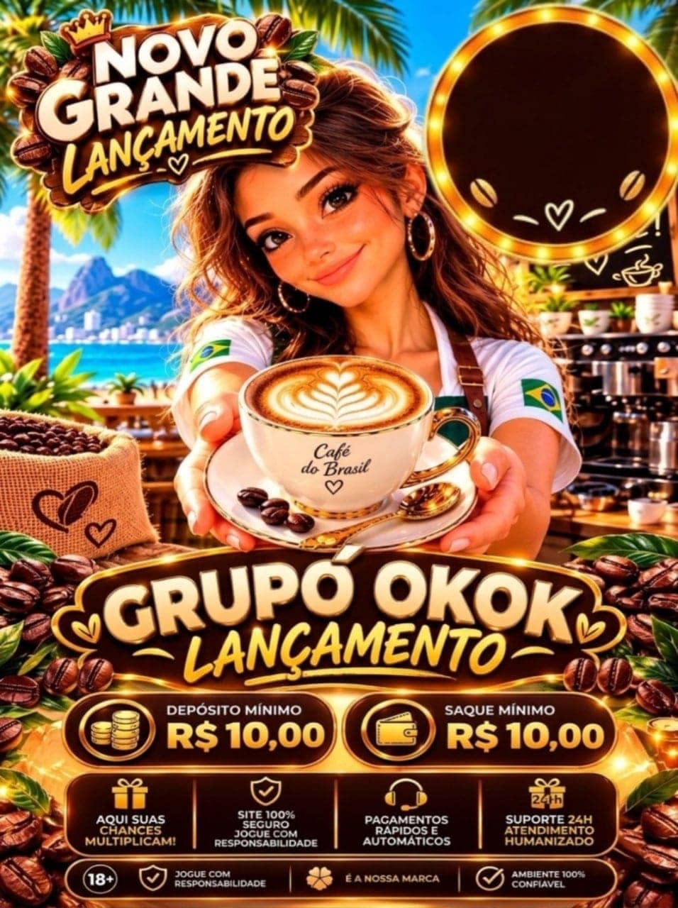 Screenshot da OKOKCAFE.COM