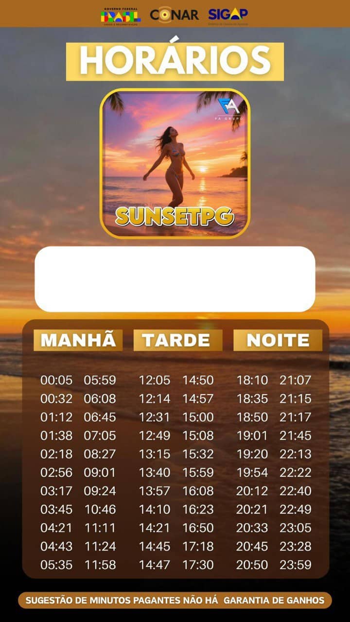Screenshot da SunsetPG.com