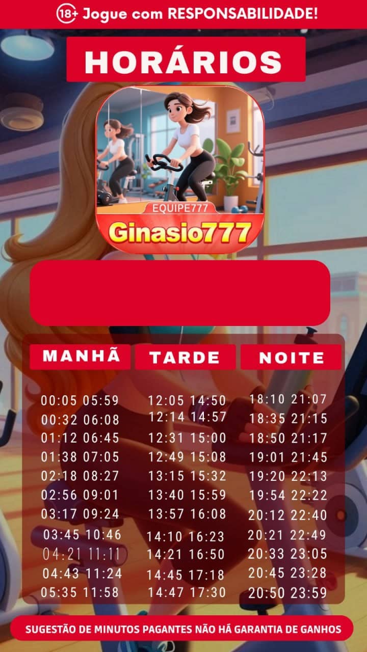 Screenshot da Ginasio777.com