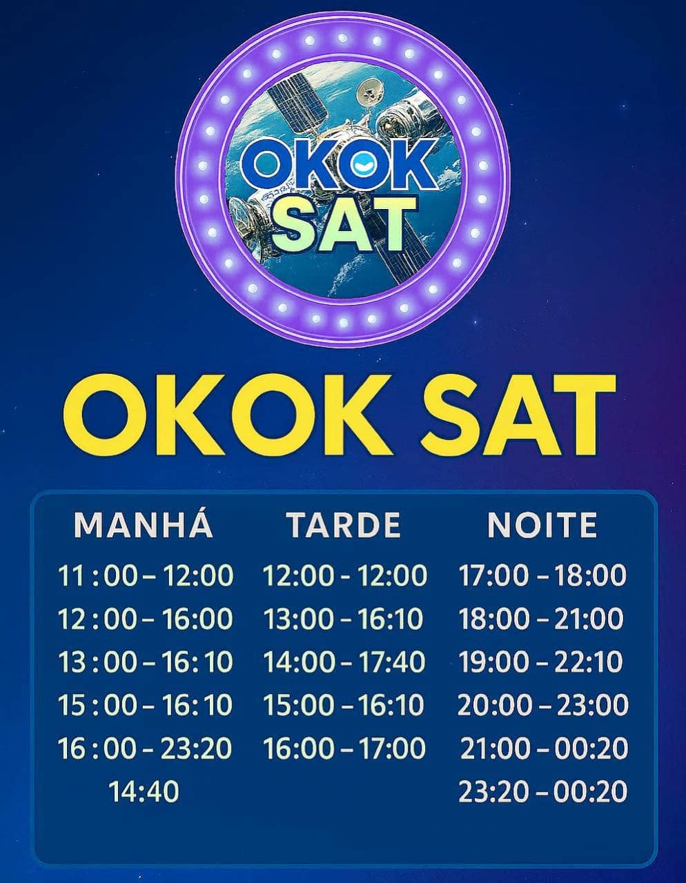 Screenshot da okokSAT.com
