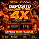 Logo 686PLAAY.COM - DEPOSITO 4X